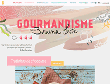 Tablet Screenshot of gourmandisme.com